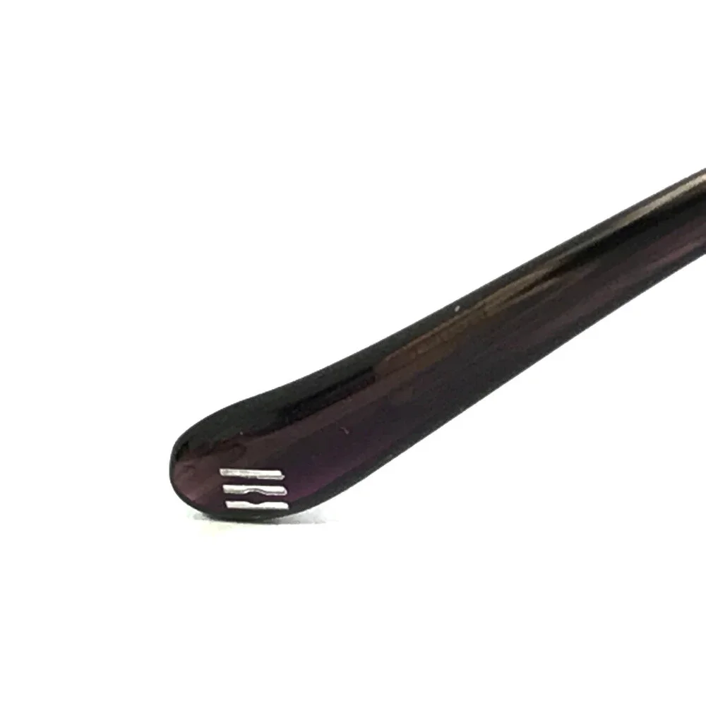 Cinzia Eyeglasses Frames CIN-5135 C3 Purple Horn Silver Cat Eye 52-17-140